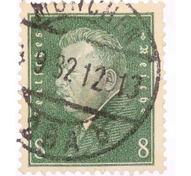 Почтовая марка 8 рейхспфеннигов 1928 года Германия «Фридрих Эберт — первый президент Германии» (Артикул: T11-26006) — Фото №1