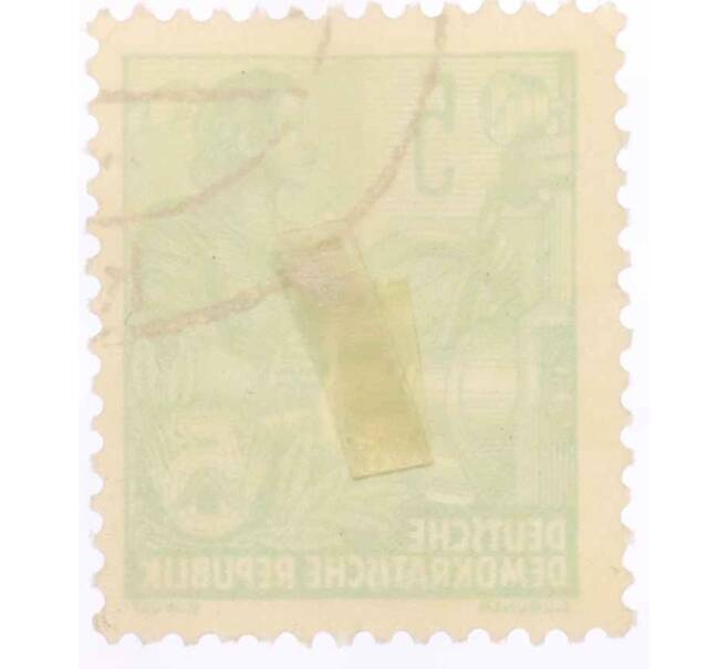 Почтовая марка 5 пфеннигов 1958 года Восточная Германия (ГДР) «Пятилетний план» (Артикул: T11-26018) — Фото №2