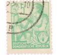 Почтовая марка 5 пфеннигов 1958 года Восточная Германия (ГДР) «Пятилетний план» (Артикул: T11-26021) — Фото №1