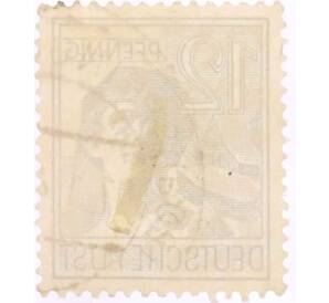 Почтовая марка 12 пфеннигов 1947 года Германия (Союзная Оккупационная зона)