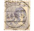 Почтовая марка 80 пфеннигов 1947 года Германия (Союзная Оккупационная зона) (Артикул: T11-26027) — Фото №1