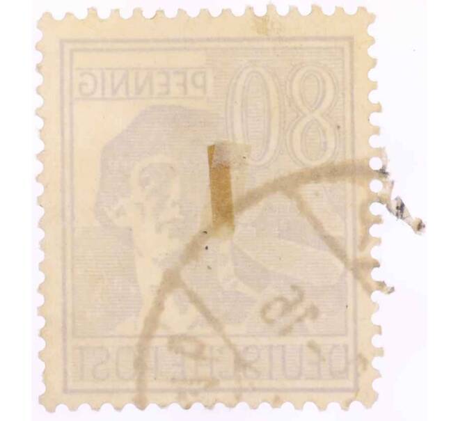 Почтовая марка 80 пфеннигов 1947 года Германия (Союзная Оккупационная зона) (Артикул: T11-26029) — Фото №2