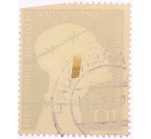 Почтовая марка 10 пфеннигов 1953 года Западная Германия (ФРГ) «Немецкие военнопленные — Заключенный за колючей проволокой» — Фото №2