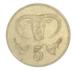 5 центов 2001 года Кипр — Фото №2