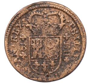 2 мараведи 1718 года Испания — Фото №1