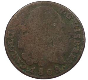 4 мараведи 1808 года Испания — Фото №1