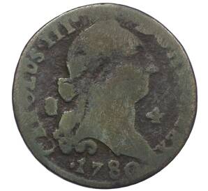 4 мараведи 1780 года Испания — Фото №1