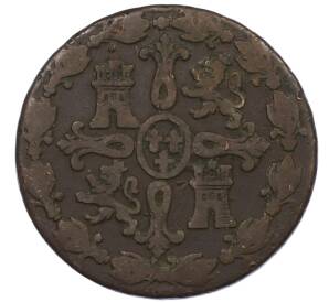 8 мараведи 1833 года Испания — Фото №2