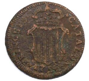 1 ардит 1756 года Каталония — Фото №1