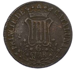 6 кварто 1841 года Каталония — Фото №2