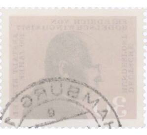 Почтовая марка 30 пфеннигов 1968 года Западная Германия (ФРГ) «Фридрих фон Бодельшвинг» — Фото №2