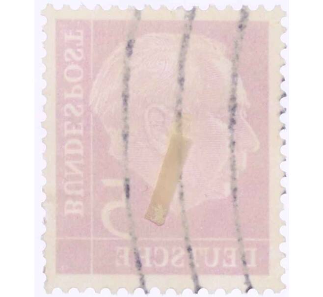 Почтовая марка 5 пфеннигов 1954 года Западная Германия (ФРГ) «Теодор Хойс» (Артикул: T11-26110) — Фото №2