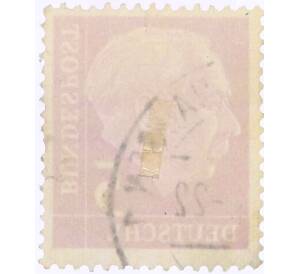 Почтовая марка 5 пфеннигов 1954 года Западная Германия (ФРГ) «Теодор Хойс»