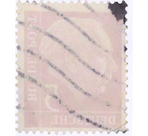 Почтовая марка 5 пфеннигов 1954 года Западная Германия (ФРГ) «Теодор Хойс»