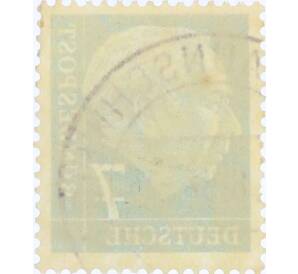 Почтовая марка 7 пфеннигов 1954 года Западная Германия (ФРГ) «Теодор Хойс» — Фото №2