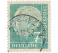 Почтовая марка 7 пфеннигов 1954 года Западная Германия (ФРГ) «Теодор Хойс» (Артикул: T11-26125) — Фото №1