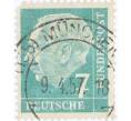 Почтовая марка 7 пфеннигов 1954 года Западная Германия (ФРГ) «Теодор Хойс» (Артикул: T11-26128) — Фото №1