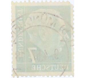 Почтовая марка 7 пфеннигов 1954 года Западная Германия (ФРГ) «Теодор Хойс» — Фото №2