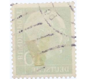 Почтовая марка 10 пфеннигов 1954 года Западная Германия (ФРГ) «Теодор Хойс» — Фото №2