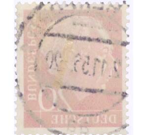 Почтовая марка 20 пфеннигов 1954 года Западная Германия (ФРГ) «Теодор Хойс»