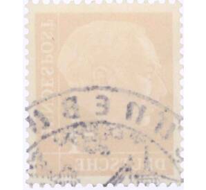 Почтовая марка 4 пфеннига 1954 года Западная Германия (ФРГ) «Теодор Хойс»