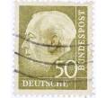 Почтовая марка 50 пфеннигов 1954 года Западная Германия (ФРГ) «Теодор Хойс» (Артикул: T11-26157) — Фото №1