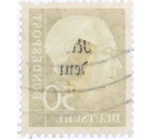 Почтовая марка 50 пфеннигов 1954 года Западная Германия (ФРГ) «Теодор Хойс»