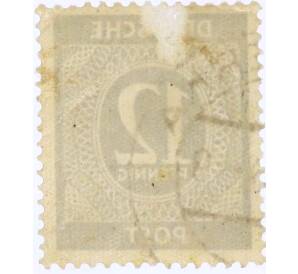 Почтовая марка 12 пфеннигов 1946 года Германия (Союзная Оккупационная зона)