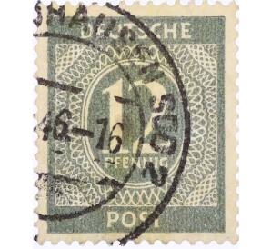 Почтовая марка 12 пфеннигов 1946 года Германия (Союзная Оккупационная зона)