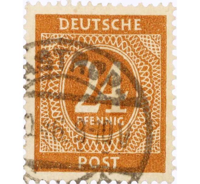 Почтовая марка 24 пфеннигов 1946 года Германия (Союзная Оккупационная зона) (Артикул: T11-26187) — Фото №1