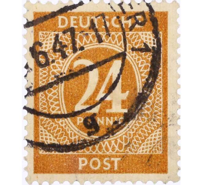 Почтовая марка 24 пфеннигов 1946 года Германия (Союзная Оккупационная зона) (Артикул: T11-26188) — Фото №1
