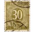 Почтовая марка 30 пфеннигов 1946 года Германия (Союзная Оккупационная зона) (Артикул: T11-26192) — Фото №1