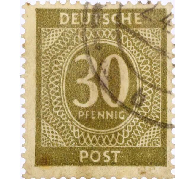 Почтовая марка 30 пфеннигов 1946 года Германия (Союзная Оккупационная зона) (Артикул: T11-26193) — Фото №1