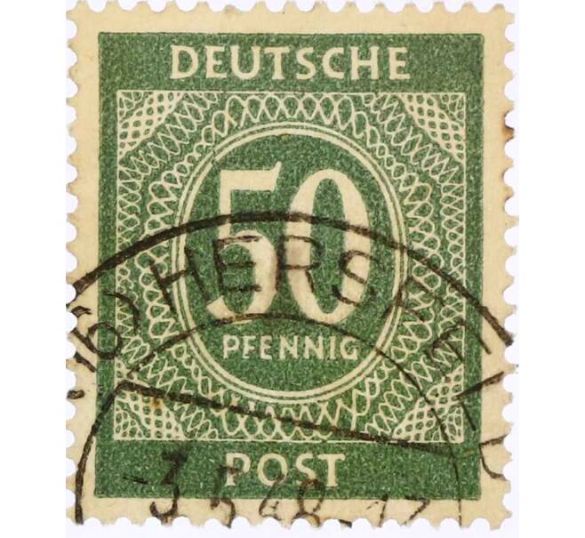 Почтовая марка 50 пфеннигов 1946 года Германия (Союзная Оккупационная зона) (Артикул: T11-26194) — Фото №1