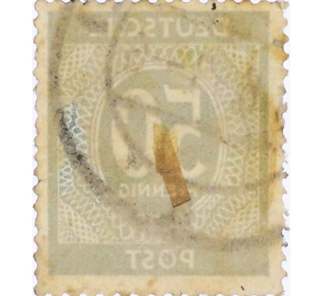 Почтовая марка 50 пфеннигов 1946 года Германия (Союзная Оккупационная зона) (Артикул: T11-26195) — Фото №2