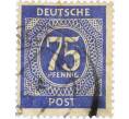 Почтовая марка 75 пфеннигов 1946 года Германия (Союзная Оккупационная зона) (Артикул: T11-26198) — Фото №1