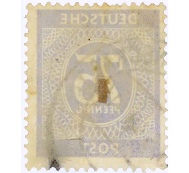 Почтовая марка 75 пфеннигов 1946 года Германия (Союзная Оккупационная зона) (Артикул: T11-26198) — Фото №2