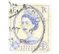 Почтовая марка 4 пенни 1972 года Великобритания «Елизавета II» (Артикул: P2-0496) — Фото №1