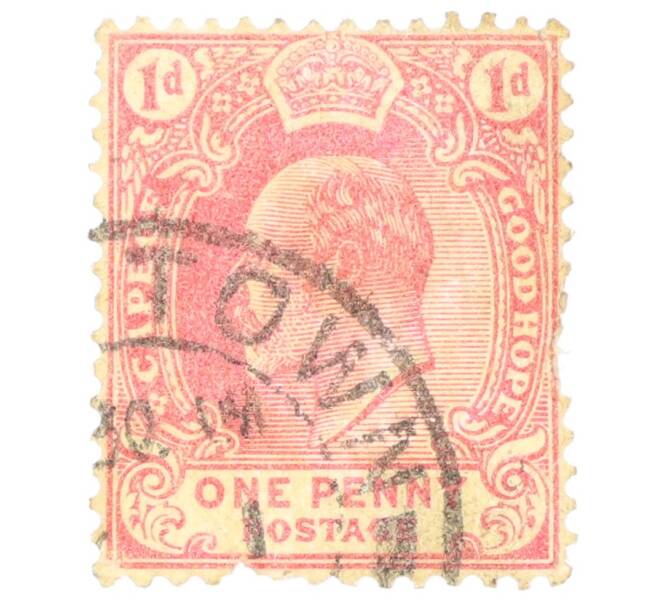 Почтовая марка 1 пенни 1902 года Мыс Доброй Надежды «Эдуард VII» (Артикул: P2-0502) — Фото №1
