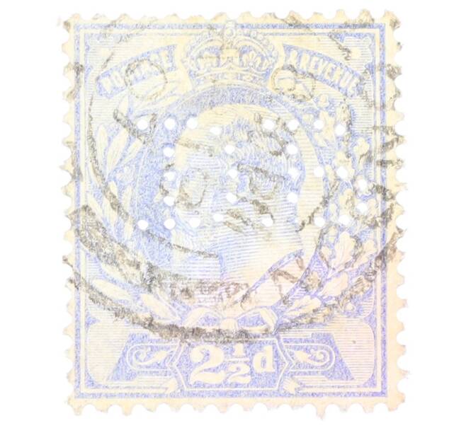 Почтовая марка 2.5 пенни 1902 года Великобритания «Эдуард VII» (Артикул: P2-0503) — Фото №1