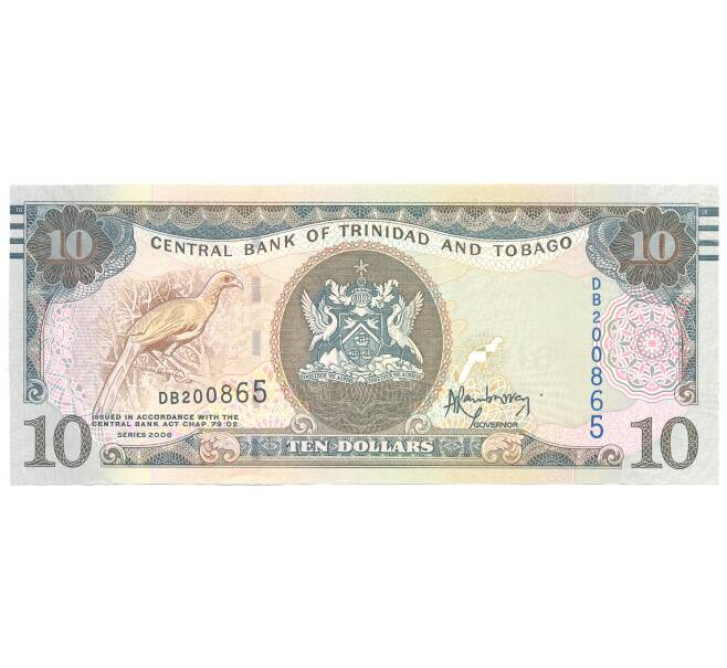 Банкнота 10 долларов 2006 года Тринидад и Тобаго (Артикул: B2-4640) — Фото №1