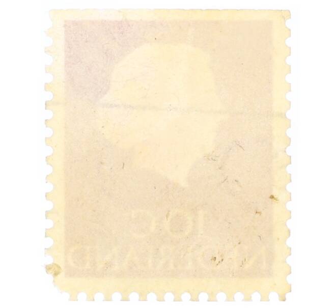 Почтовая марка 10 центов 1953 года Нидерланды «Юлиана» (Артикул: P2-0527) — Фото №2