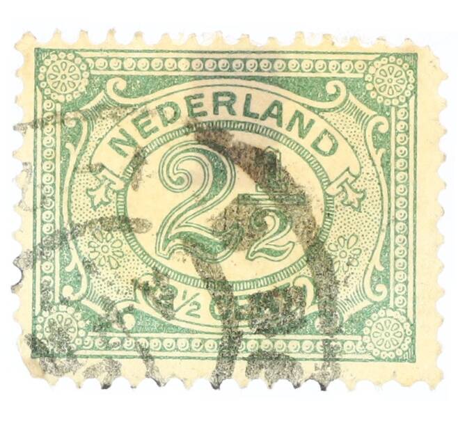 Почтовая марка 2.5 цента 1899 года Нидерланды (Артикул: P2-0537) — Фото №1