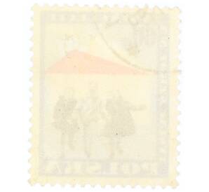 Почтовая марка 60 грошей 1959 года Польша «Школьники» — Фото №2