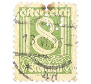 Почтовая марка 8 грошей 1925 года Австрия — Фото №1