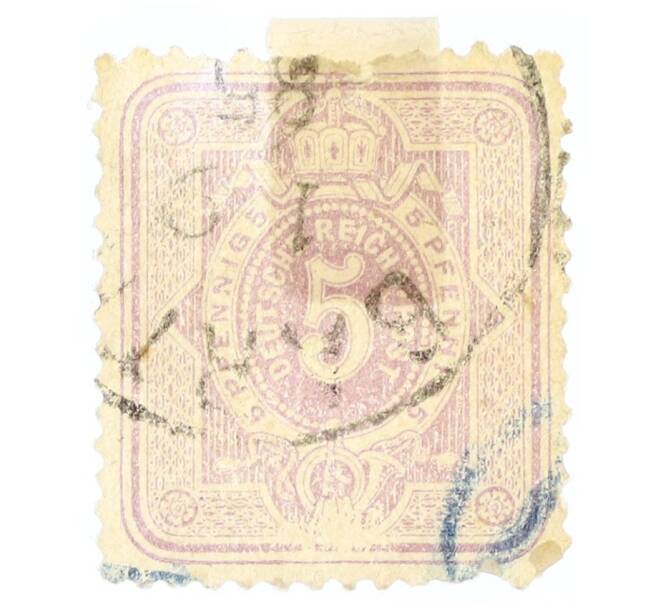Почтовая марка 5 пфеннигов 1886 года Германия (Артикул: P2-0572) — Фото №1