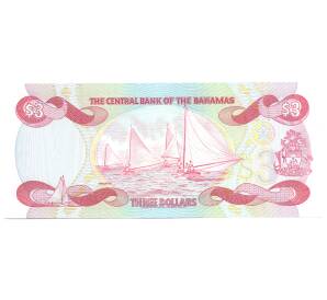3 доллара 1984 года Багамские острова — Фото №2