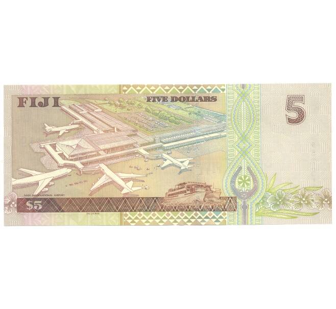 Банкнота 5 долларов 2002 года Фиджи (Артикул: B2-4655) — Фото №2
