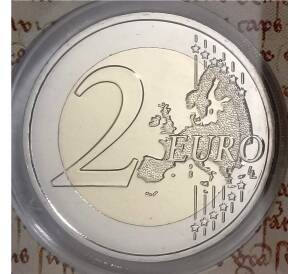 2 евро 2019 года Андорра — 600 лет Генеральному совету долин Андорры в блистере — Фото №2