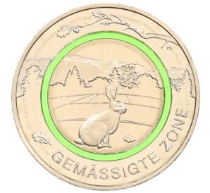 5 евро 2019 года G Германия «Умеренная зона» — Фото №1